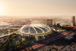 New Aramco Stadium in Al Khobar (Photo AETOSWire)