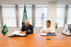 The Digital Cooperation Organization and the League of Arab States sign an MoU to accelerate digital transformation and economic development (Photo: AETOSWire)