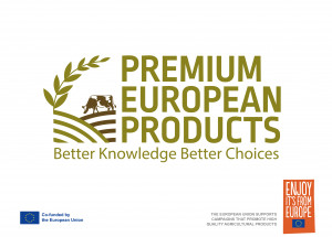 PREMIUM EUROPEAN PRODUCTS 캠페인 로고