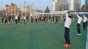 건국대학교가 ‘건국인과 함께하는 러닝클래스’ 행사를 개최했다