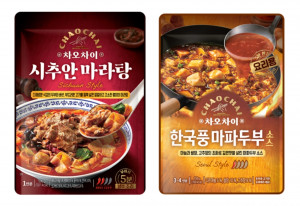차오차이, 시추안 마라탕·한국풍 마파두부 소스 출시