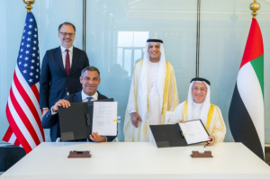 Ras Al Khaimah Ruler attends signing of MoU between Ras Al Khaimah and Miami to enhance cooperation across sectors (Photo: AETOSWire)
