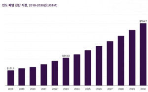 인도 폐암 진단 시장. 출처 : India Lung Cancer Diagnostics Market Size & Outlook, 2030
