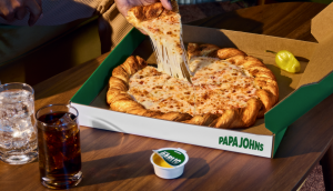 Papa Johns Croissant Pizza takes the brand’s signature promise of Better Ingredients. Better Pizza. even further – delivering innovation, craftsmanship and quality through every crisp, buttery layer.