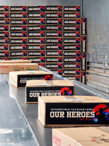 ‘아워 히어로즈(Our Heroes) : We Remember’ 프로젝트의 일환으로 참전용사에게 쌀 5톤이 전달됐다