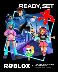 로블록스가 국내 첫 오프라인 팝업 ‘READY, SET, ROBLOX’를 진행한다