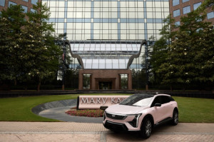 “For decades, the Mary Kay pink Cadillac has symbolized accomplishment, aspiration, and the power of recognition,” said Ryan Rogers, Chief Executive Officer of Mary Kay. “With the introduction of the all-electric OPTIQ, we’re honoring that iconic legacy while driving into a transformative future—one grounded in our commitment to sustainability and dedication to inspiring and celebrating the achievements of our independent sales force for generations to come.” (Photo Courtesy: Mary Kay Inc.)
