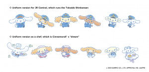 Two types of original “KAWAII” illustrations.