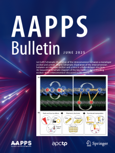 국제물리학술지(AAPPS Bulletin) 표지