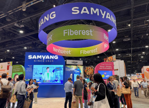 IFT 2025에 참가한 삼양사 홍보 부스