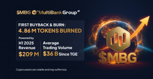 MultiBank Group Completed First $MBG Buyback & Burn, Removing 4.86M Tokens After Record H1 2025 Financial Results.