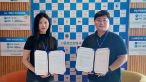 왼쪽부터 레더지 고소연 대표, 뉴챕터 유동영 대표