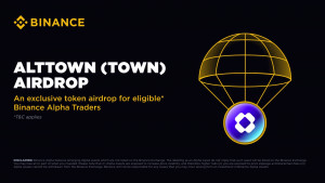 비트블루 Alt.town의 ‘$TOWN’ 토큰이 Binance Alpha 거래소에 상장됐다