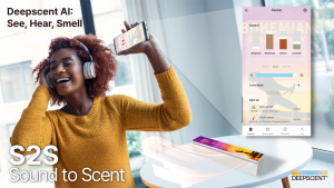 By analyzing multimodal inputs—such as images, music, mood, and context—Deepscent AI autonomously generates custom scent blends without requiring user expertise. (Image: Deepscent Inc.)
