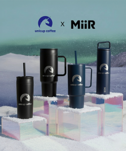 유니컵커피가 프리미엄 텀블러 브랜드 미르(MiiR)와 ‘스페셜 에디션 텀블러’를 선보였다(제공=유니컵커피)