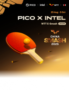 ‘피코 x 인텔 WTT E-스매시 2025’ 포스터