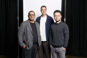 Pictured (L-R): Heidi co-founders Waleed Mussa, CFO; Dr. Thomas Kelly, CEO; and Yu Liu, CTO.