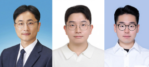 왼쪽부터 서울대학교 전기정보공학부 박재형 교수(교신저자), 한웅섭 박사과정생(제1저자), 이찬슬 석박사통합과정생(공저자)