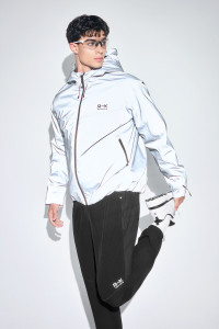 RX 맨즈 올오버 리플렉티브 후드 패딩 점퍼