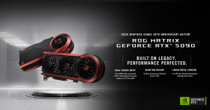 ROG Matrix Platinum GeForce RTX™ 5090 30주년 에디션
