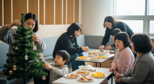 복재성 명예회장과 세이브월드, 발달장애 아동 위한 ‘행복한 크리스마스 홈파티’ 진행