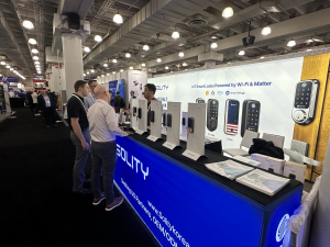 ‘ISC East 전시회’ 솔리티 부스 전경(출처=솔리티)