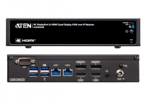 에이텐 코리아가 4K 기반 멀티뷰 제어와 물리·가상 서버 통합 관리를 제공하는 KVM over IP 멀티뷰 수신기 ATEN KE8980MR을 출시했다. 최대 4096×2160 @60Hz 해상도를 지원하는 2× HDMI + 2× DisplayPort 기반 4디스플레이 출력 구성으로, 하나의 플랫폼에서 고해상도 비디오 소스·운영 서버·분석 화면 등을 동시에 호출하고 관리할 수 있도록 설계된 것이 특징이다