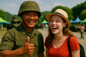 ESG정책연구원이 인구 감소 지역의 특성과 K-의료서비스산업을 융합한 ‘K-밀리터리 의료관광’ 사업을 선도하고 있다(이미지: GPT-5.1 Chat)