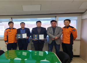 한국체육산업개발이 ‘2025년 경기도 긴급구조종합훈련’에서 경기도지사 표창을 수상했다