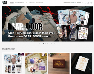 태피툰 공식 굿즈숍 ‘클럽젬’