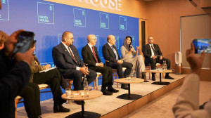 Her Royal Highness Princess Reema Bandar Al-Saud, Ambassador of the Kingdom of Saudi Arabia to the United States of America, speaks on human capital a...