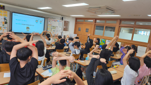 ‘2025 찾아가는 게임문화교실’ 교육 운영 모습(제공=게임문화교육원)