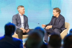 Jeff Rowe - CEO of Syngenta Group (left) and Christian Klein - CEO of SAP (right)