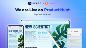 슈퍼에이스의 올인원 PDF 솔루션 UPDF가 iOS 버전 ‘UPDF iOS’를 Product Hunt에 공식 출시했다