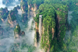 장가계, 백룡 엘리베이터