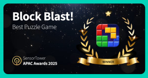 Block Blast!, Sensor Tower APAC Awards 2025