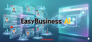 KOMPASS Easybusiness AI 크롬 확장프로그램이 출시됐다. 크롬 확장프로그램을 통해 웹브라우저에서 실시간으로 기업정보 분석에서 컨택 정보 확인 및 자동 메일 작성까지 한번에 처리할 수 있다