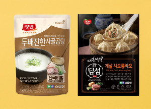 네이버에서만 구매 가능한 동원F&B의 ‘양반 두배진한 사골곰탕’과 ‘동원 딤섬 게살 샤오롱바오’ 제품