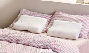 템퍼 에르고 플러스 베개(왼쪽)와 오리지날 베개