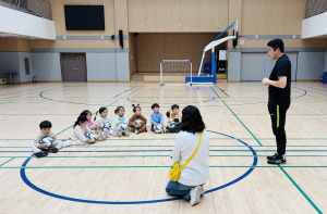 금천구민문화체육센터 핫둘핫둘 유아스포츠단 활동 현장(사진=금천구시설관리공단)