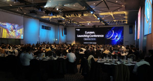 에실로코리아가 지난 9일 용산구 서울드래곤시티에서 프리미엄 단초점 렌즈 ‘아이젠’의 국내 출시 행사를 성황리에 마쳤다