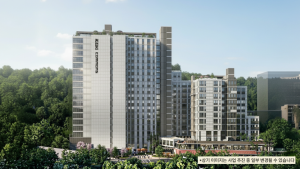 커먼즈 아파트 조감도