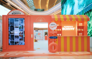 ‘로열-티 바이 메리어트 본보이(Loyal-Tea by Marriott Bonvoy)’ 팝업스토어 전경