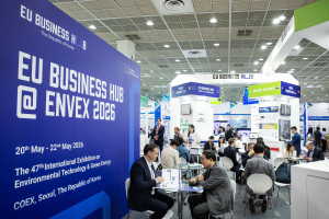 EU 비즈니스 허브 - ENVEX 2026 비즈니스 전시회 현장(사진 출처: EU Business Hub)