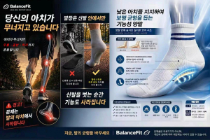 벨런스핏은 발 건강에 중요한 아치 지지에 도움을 줄 수 있다