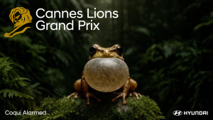 ‘칸 라이언즈(Cannes Lions) 2026’에서 오디오·라디오(Audio & Radio) 부문 그랑프리(Grand Prix)를 수상한 ‘코키 알람’의 포스터