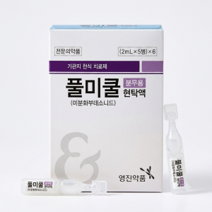 풀미쿨 분무용 현탁액