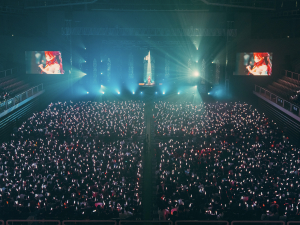 비솔이 스텔라이브의 버추얼 콘서트 ‘AKANE LIZE : OVT. FIRST SOLO CONCERT’(사진)에 VICON 모션캡처 시스템을 구축하고 현장 기술지원을 수행했다