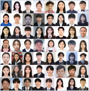 첫째 줄 왼쪽부터 △iDREAM 석학 대상 3명(김찬미, 오혜원, 유주원) △초등부문 iDREAM 석학 은상 7명(김하은, 박우빈, 김룻, 유재원, 윤서준, 윤원, 이태윤) △중등부문 iDREAM 석학 은상 3명(현병산, 이태호, 안준) △고등부문 iDREAM 석학 은...