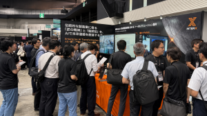 ‘IPROS AI 2026 Summer’ 전시관 내 인터엑스의 자율제조 AX 부스